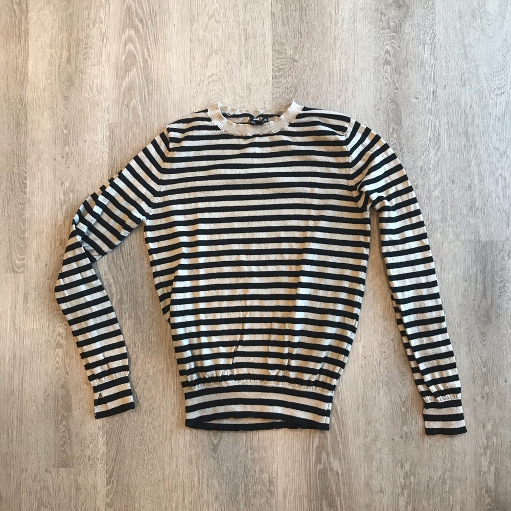 WHO WHAT WEAR Striped Sweater (Size M)
